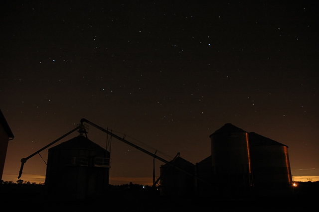 Farm At Night